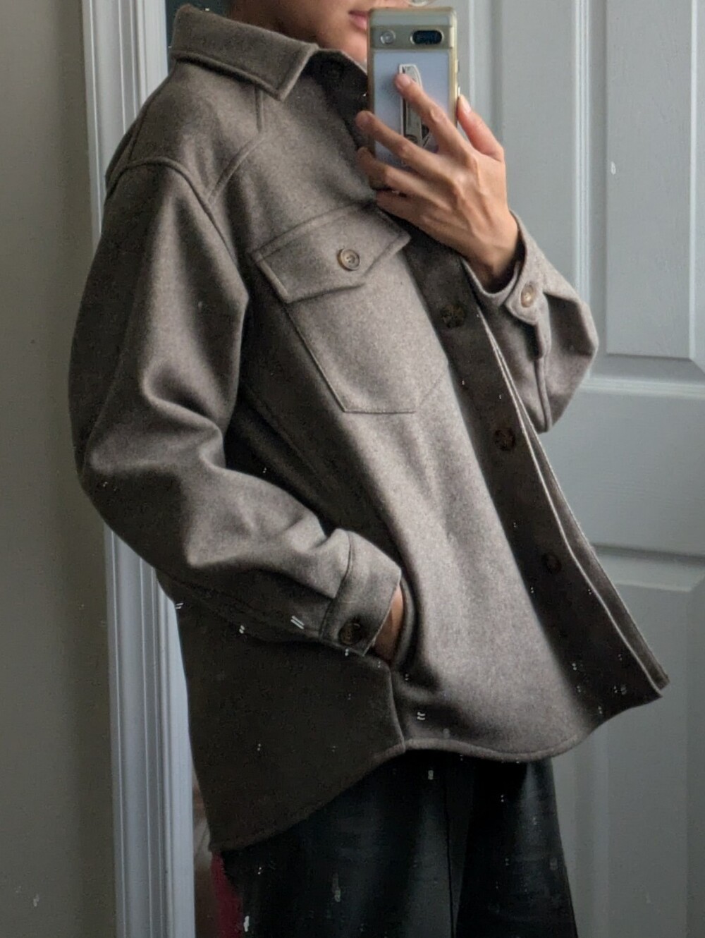 Felt Women's Shacket - Picture 7 of 8